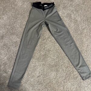 Nike Pro Gray Leggings
